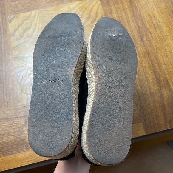 Vince black sz 8 slip on espadrilles - Picture 3 of 5